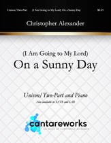 On a Sunny Day Unison/Two-Part choral sheet music cover